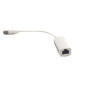 Кабель PowerPlant USB - Ethernet RJ45, 15cm, White