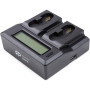 Зарядное устройство PowerPlant для Canon LP-E19 для двох акумуляторів, Black
