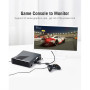 Перехідник Vention AIDB0 HDMI to VGA 1080P with 3.5MM Audio, Black