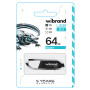 USB - флешка Wibrand Aligator USB 2.0 64Gb, Black