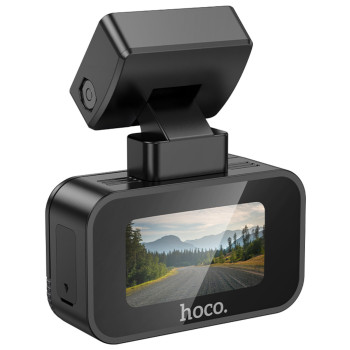 Відеореєстратор HOCO DV10 Wi-Fi з Full HD-записом, Black