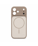 Чехол Silicone MAG COVER для iPhone 16, Brown