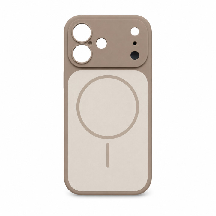 Чохол Silicone MAG COVER для iPhone 16, Brown