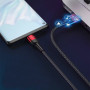 USB Data Кабель ESSAGER USB to Type-C 5A 0.3m, Red