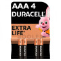 Батарейка DURACELL MN2400 LR03, 4 шт