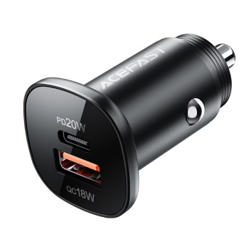 Автомобильное зарядное устройство ACEFAST B1 mini 38W QC3.0, Black