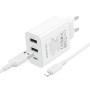 Мережевий зарядний пристрій BOROFONE BA105A з кабелем USB-A to Lightning, White
