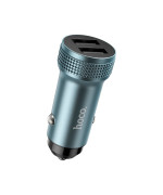 Автомобильное зарядное устройство для HOCO Z49 Level dual port 12W, Metal Gray