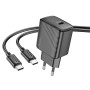 Сетевое зарядное устройство HOCO CS22A PD30W cable Type-C to Type-C, Black
