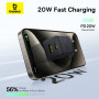 Мережевий зарядний пристрій Baseus Palm Fast Charger з кабелем USB-C to USB-C 1m, Black