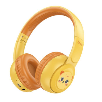 Бездротові Bluetooth навушники HOCO W60 Rhyme 250 mAh, Yellow