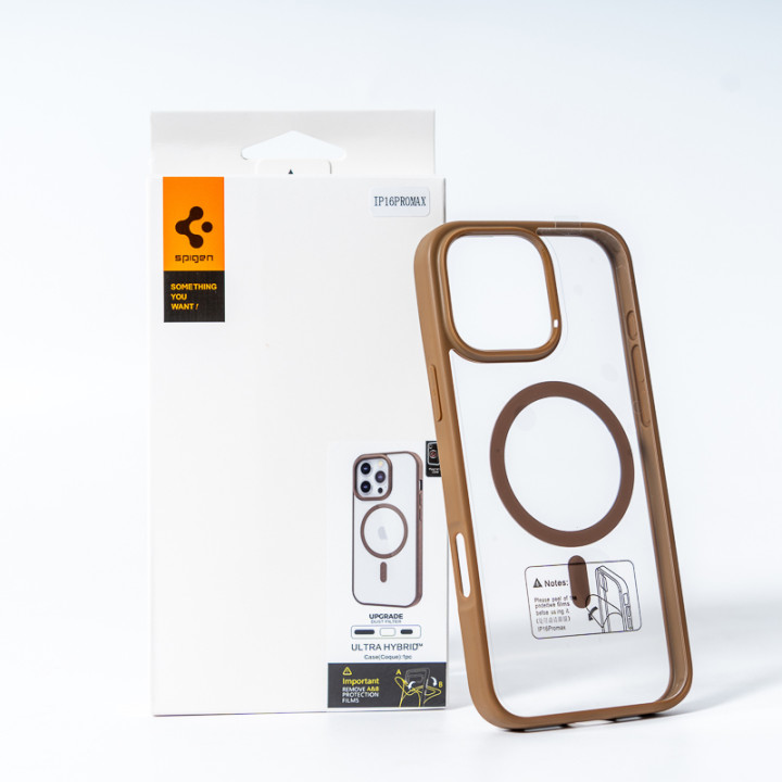 Чехол Spigen Magnetic Color для iPhone 16, Brown