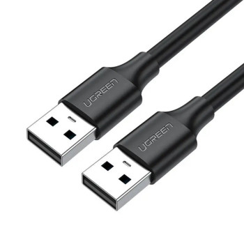 Кабель UGREEN USB 2.0 Male to Male 1.5m, Black