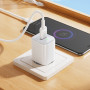 Сетевое зарядное устройство BOROFONE BAS82A с кабелем USB-A to Micro-USB, White