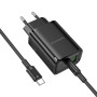 Сетевое зарядное устройство BOROFONE BA87A PD65W / QC3.0 cable Type-C / Type-C, Black