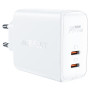 Мережевий зарядний пристрій ACEFAST A29 PD50W / QC4.0, White