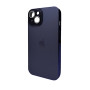 Чехол AG Glass Sapphire Frame для iPhone 15, Deep Purple