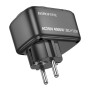 Сетевое зарядное устройство BOROFONE BAC14 Wide 1-socket / 2USB / Type-C / EU / GER 3A, Black