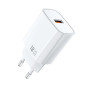 Сетевое зарядное устройство WIWU Essen GaN Wi-G006 USB 18W, White