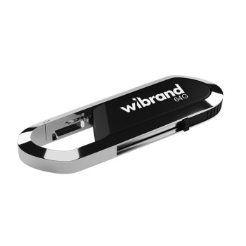 USB - флешка Wibrand Aligator USB 2.0 64Gb, Black