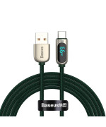 USB Data Кабель Baseus Display  USB to Type-C 66W 2m, Green ( CASX020106 )