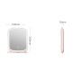 Дзеркало для макіяжу DOCO Cosmetic Mirror Portable, Powder