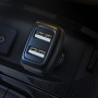 Автомобільний зарядний пристрій HOCO Z36 2.4A, Black