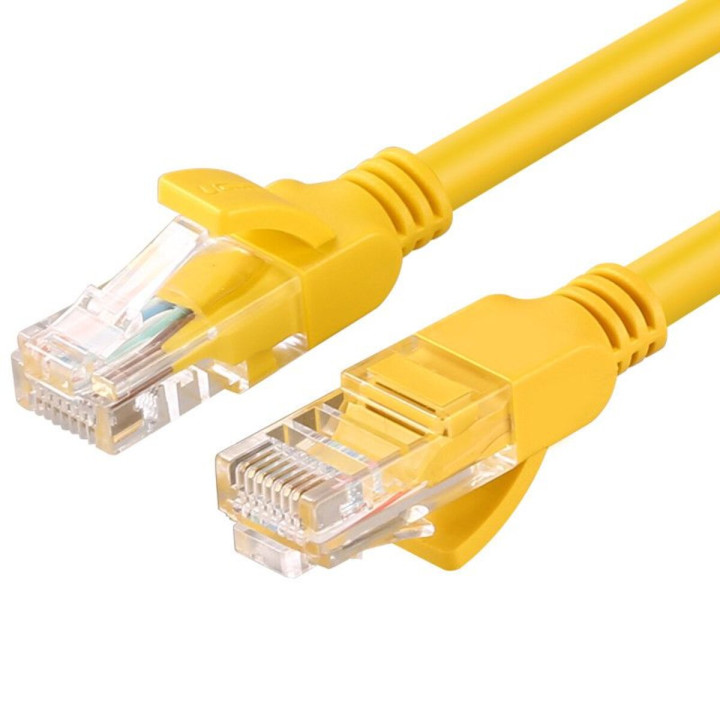 Мережевий кабель UGREEN Cat 5e U/UTP Lan Cable 1m, Yellow