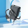 Сетевое зарядное устройство HOCO CS21A USB QC3.0 18W кабель USB - Type-C 1m, Black