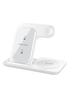 Беспроводное зарядное устройство WUW C250 3 in 1, White