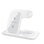 Беспроводное зарядное устройство WUW C250 3 in 1, White