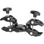 Шарнирный крепеж Ulanzi R096 Double Super Clamp, Black