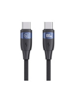 Data - Кабель Usams US-SJ632 U85 Type-C To Type-C PD100W 1,2м, Black