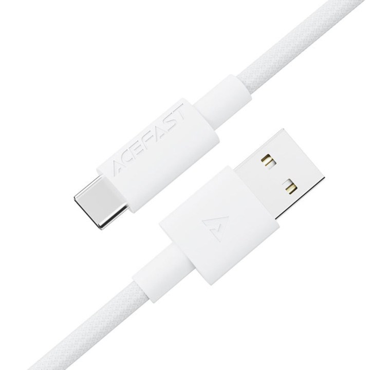 Data - Кабель ACEFAST C18-04 USB to Type-C 3A 1.2 м, White