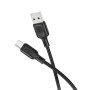 Data Кабель BOROFONE BX113 Lenny silicone USB to Type-C 2m, Black