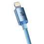 Data Кабель Baseus Gem USB-C to Lightning 20W 2m, Galaxy Blue