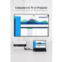 Перехідник Vention AIDB0 HDMI to VGA 1080P with 3.5MM Audio, Black