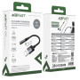 Аудіокабель ACEFAST J13 USB to 3.5mm female 0.15m, Black