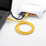 Мережевий кабель UGREEN Cat 5e U/UTP Lan Cable 1m, Yellow