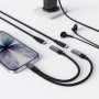 Аудіокабель ACEFAST J14 USB-C 2-in-1, Black