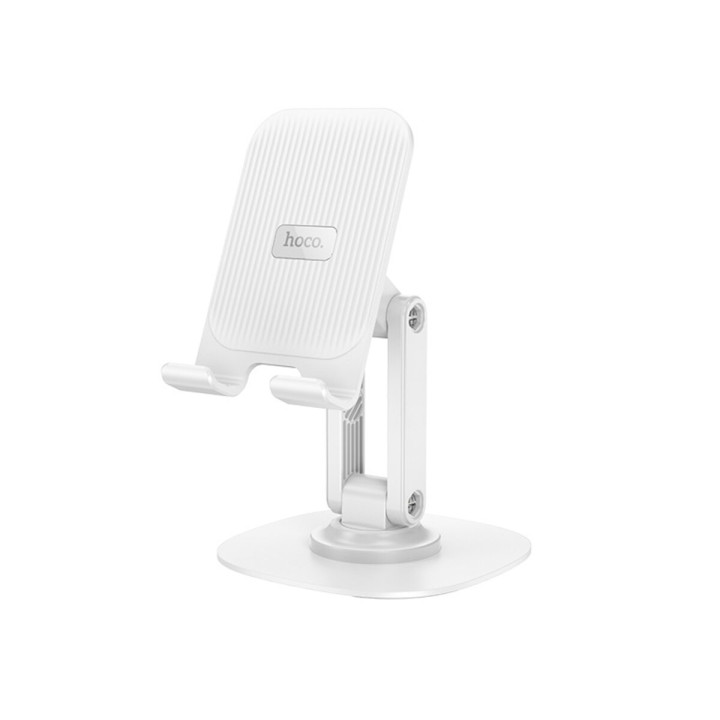 Тримач для мобільного HD6 Winner dual-axis rotating desktop stand, White