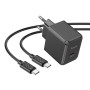 Сетевое зарядное устройство HOCO CS13A PD20W cable Type-C to Type-C, Black