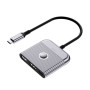 USB Hub WIWU Wi-HB002 USB / Type-C / HDMI, Gray