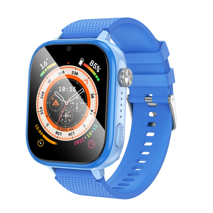 Детские смартчасы HOCO Y101 4G IP65 680 mAh, Blue