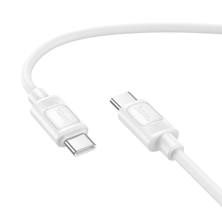 Data - кабель HOCO X122 60W Type-C to Type-C, White