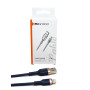 USB Data-Кабель Mibrand MI-71 Metal Braided 2.4A 1m, Navy Blue