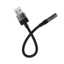 Аудіокабель ACEFAST J13 USB to 3.5mm female 0.15m, Black