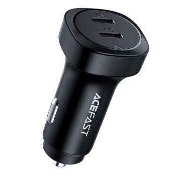 Автомобільний зарядний пристрій ACEFAST B2 72W dual Type-C, Black