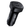 Автомобільний зарядний пристрій ACEFAST B2 72W dual Type-C, Black