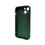 Чехол AG Glass Matt Frame Color для iPhone 15, Green
